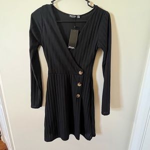 Nasty Gal Black Mini Dress